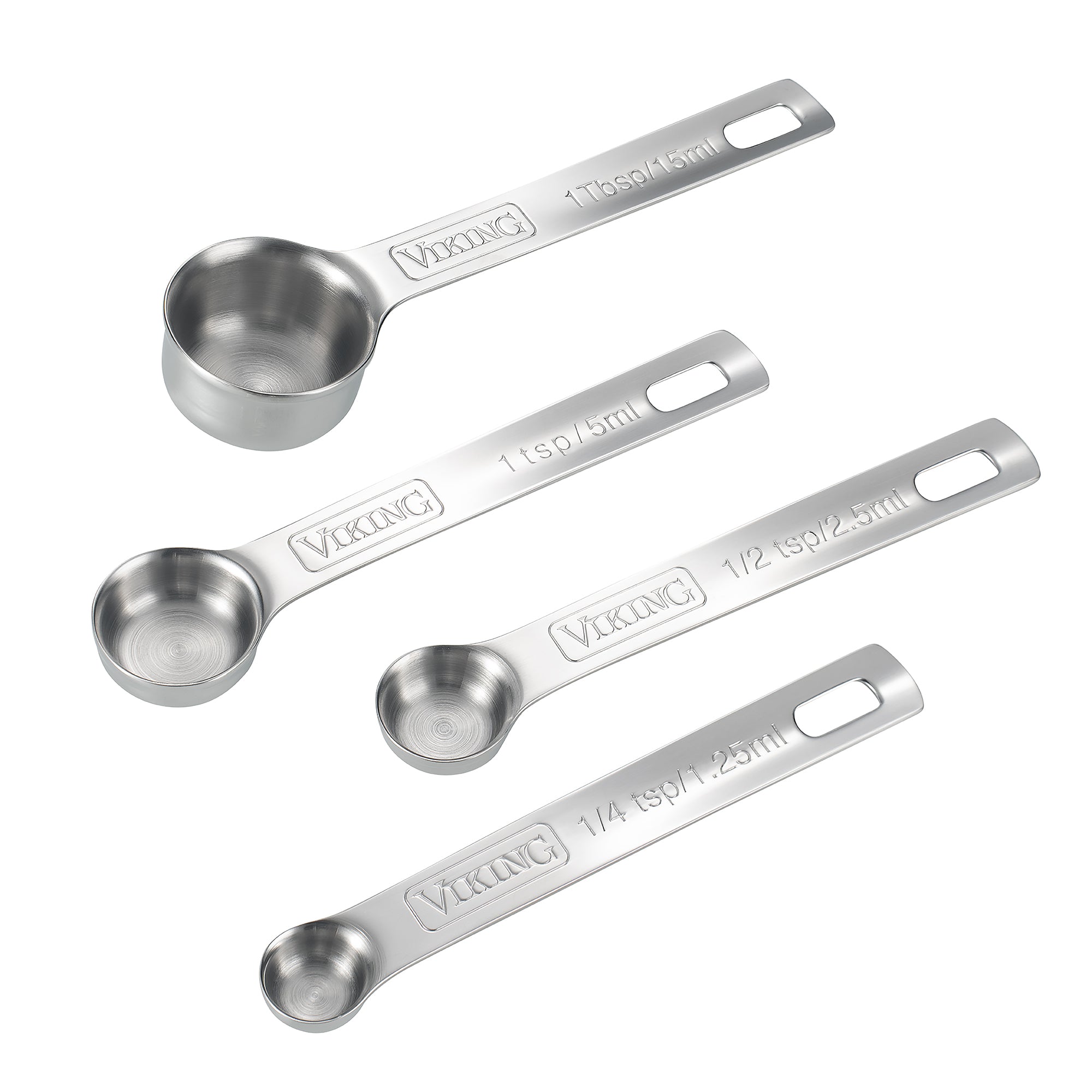 Viking 4pc Stainless Steel Measuring Spoon Set
