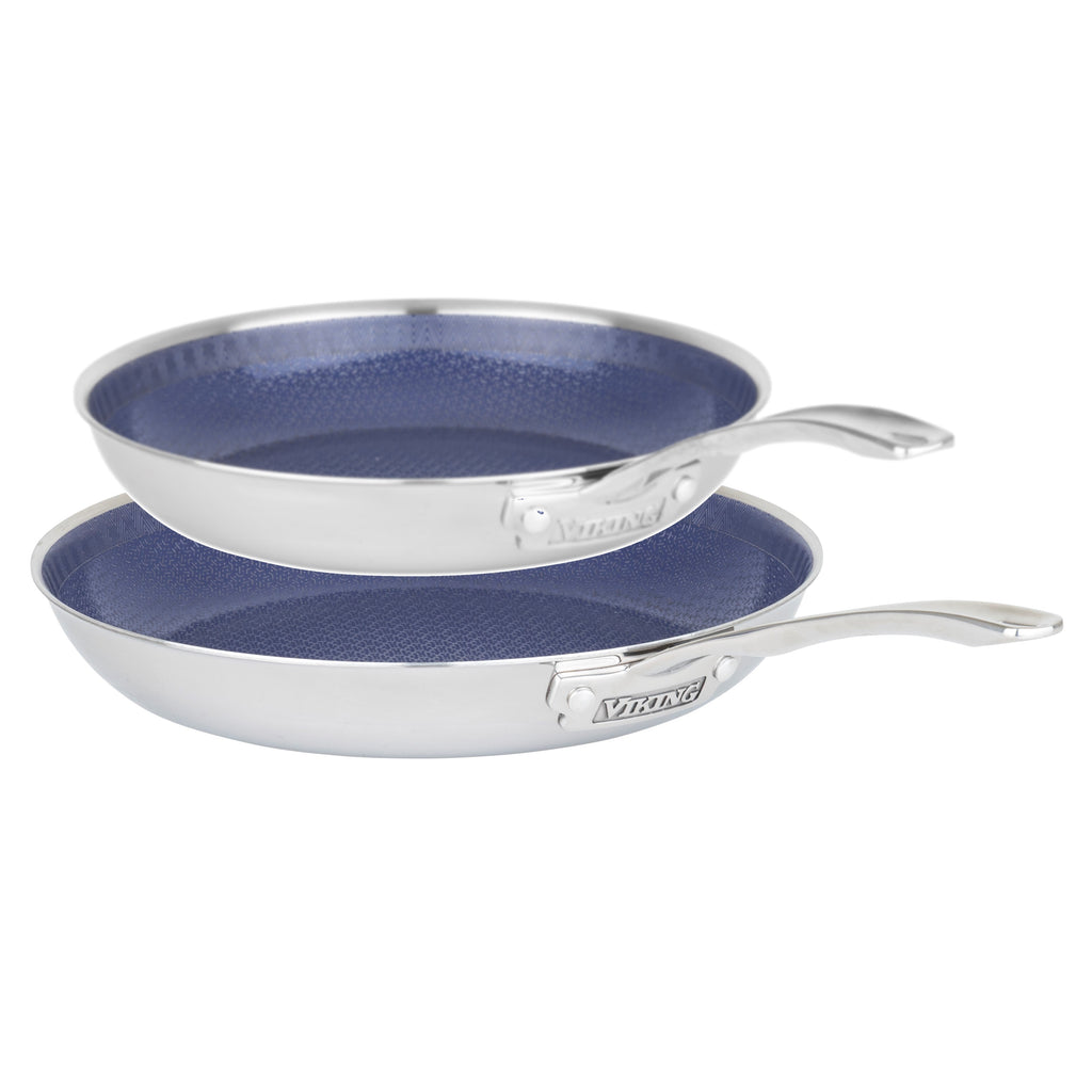 Viking 3-Ply Hybrid Plus Ceramic 2 Pc Nonstick Fry Pan Set, 9.5-inch & 11-inch