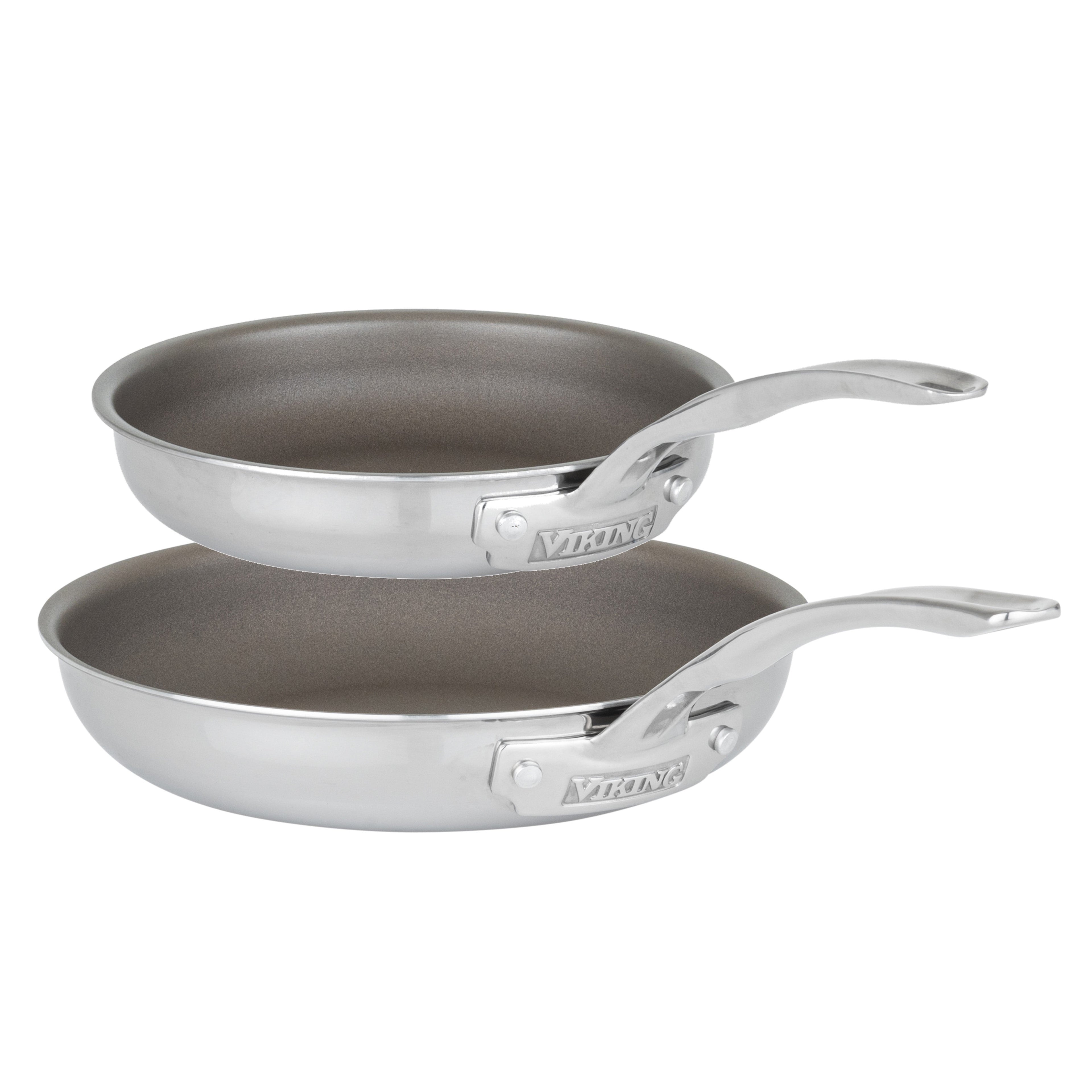 Viking PureGlide Pro 3-Ply 2-Piece Fry Pan Set 9.5" and 11"