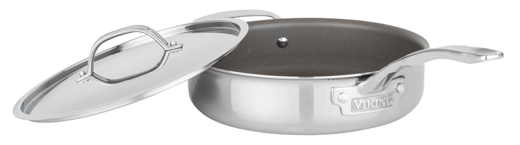 Viking PureGlide Pro 3-Ply 4.5-Quart Saute Pan with Metal Lid