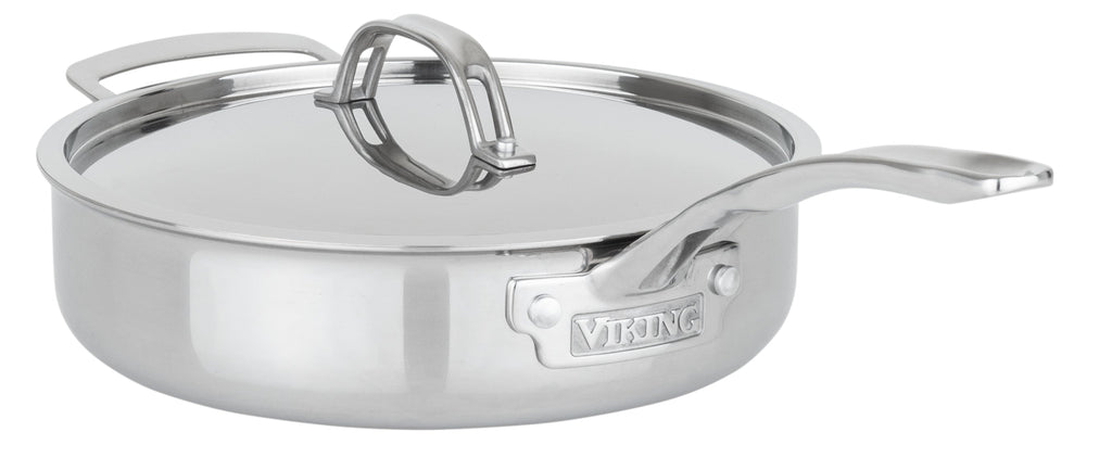 Viking PureGlide Pro 3-Ply 4.5-Quart Saute Pan with Metal Lid