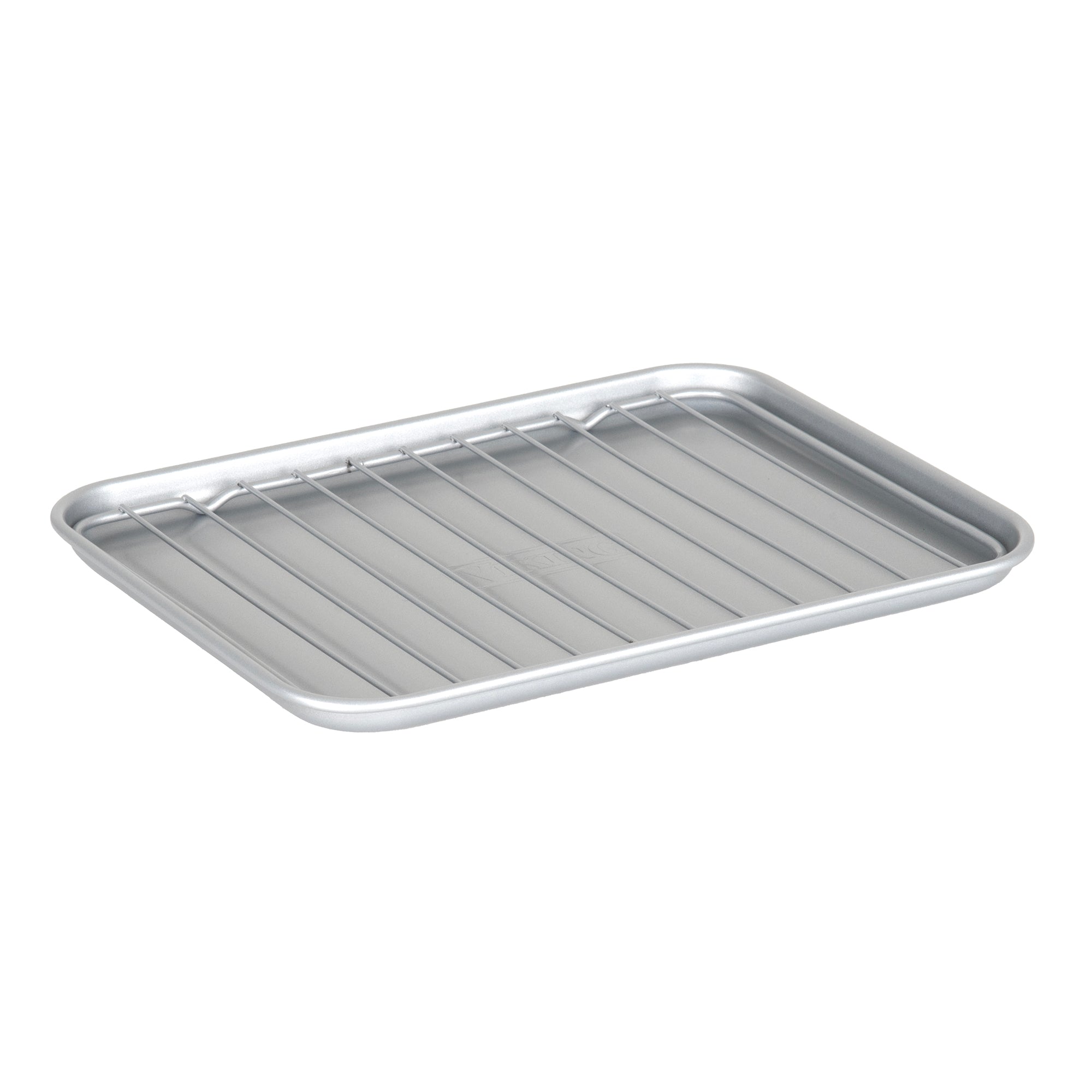 Viking Aluminized Steel Nonstick Toaster Oven Roasting Pan with Rack