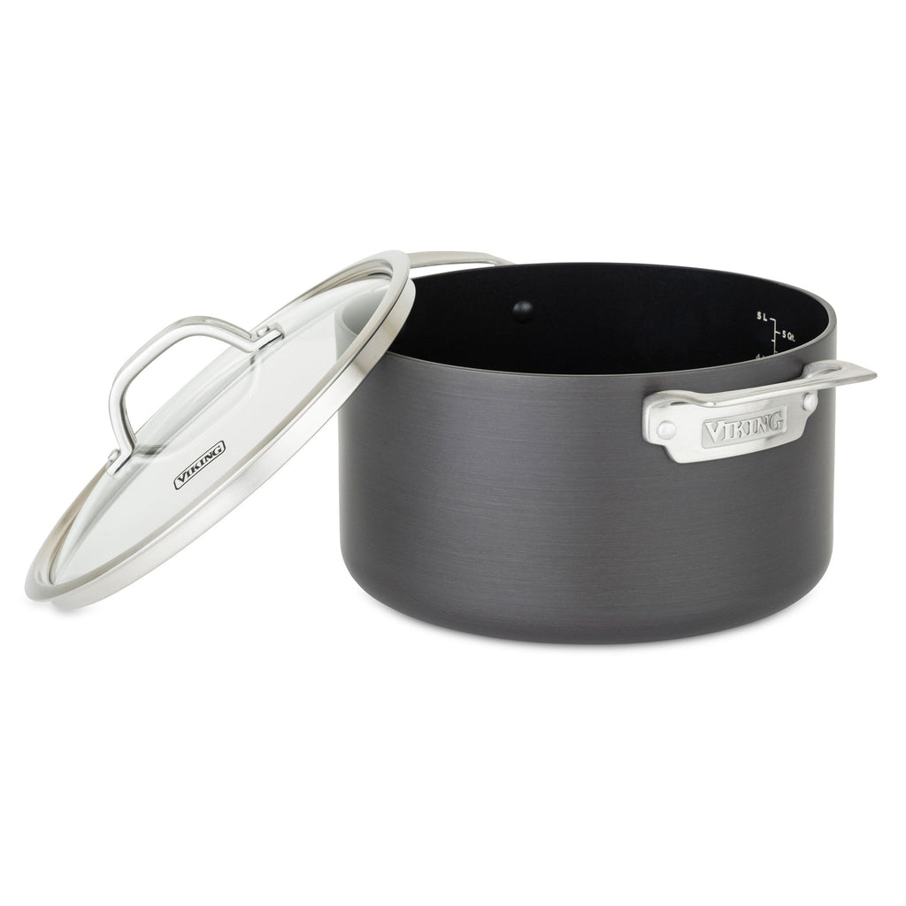 Viking Hard Anodized Nonstick 6-Quart Dutch Oven with Glass Lid
