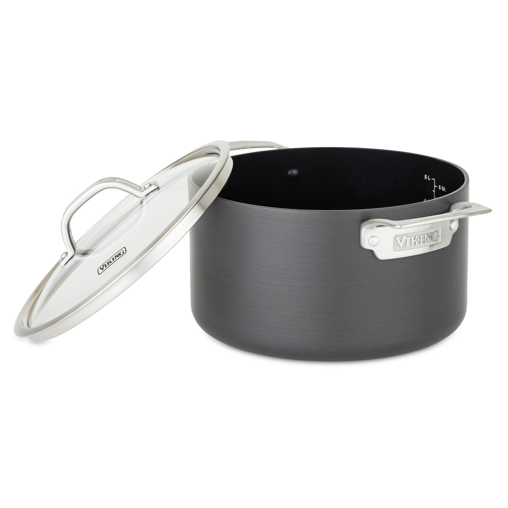 Viking Hard Anodized Nonstick 6-Quart Dutch Oven with Glass Lid