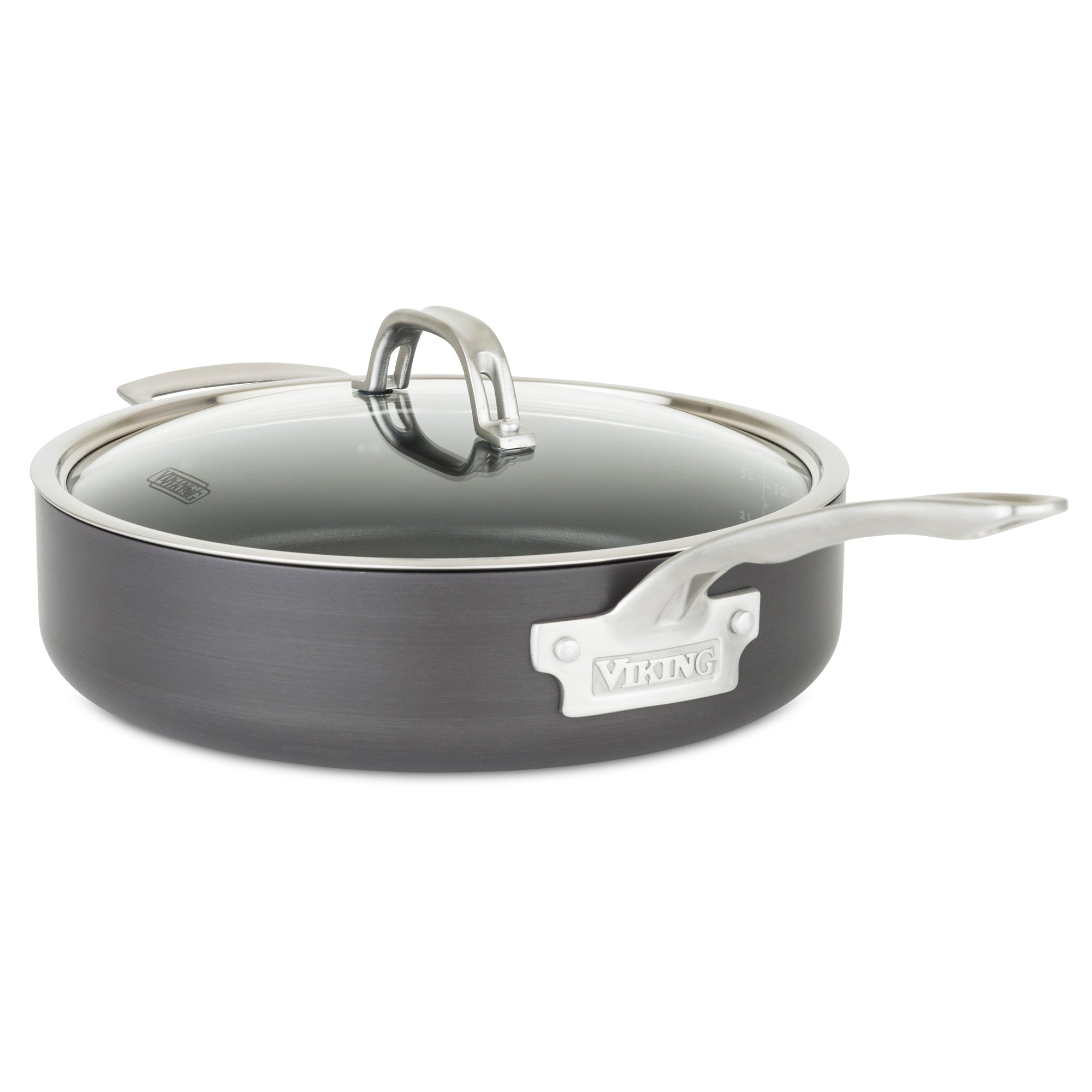 Viking Hard Anodized Nonstick 15-Piece Cookware Set with Glass Lids