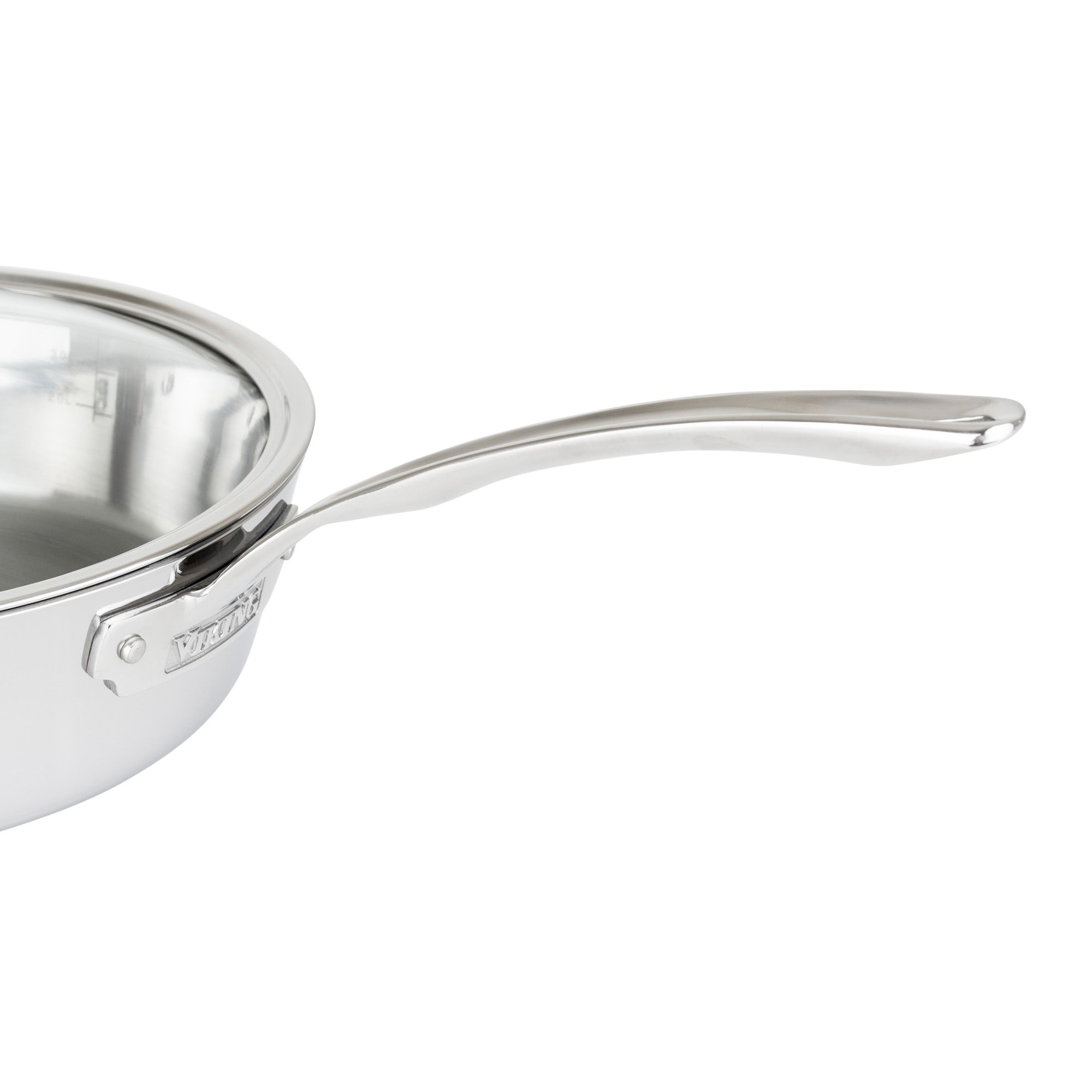 Viking Contemporary 3-Ply 4.8-Quart Sauté Pan with Glass Lid