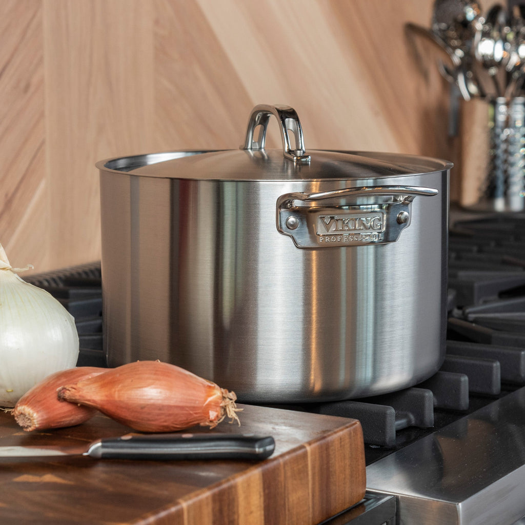 Viking Professional 5-Ply Stainless Steel 8-Quart Stock Pot