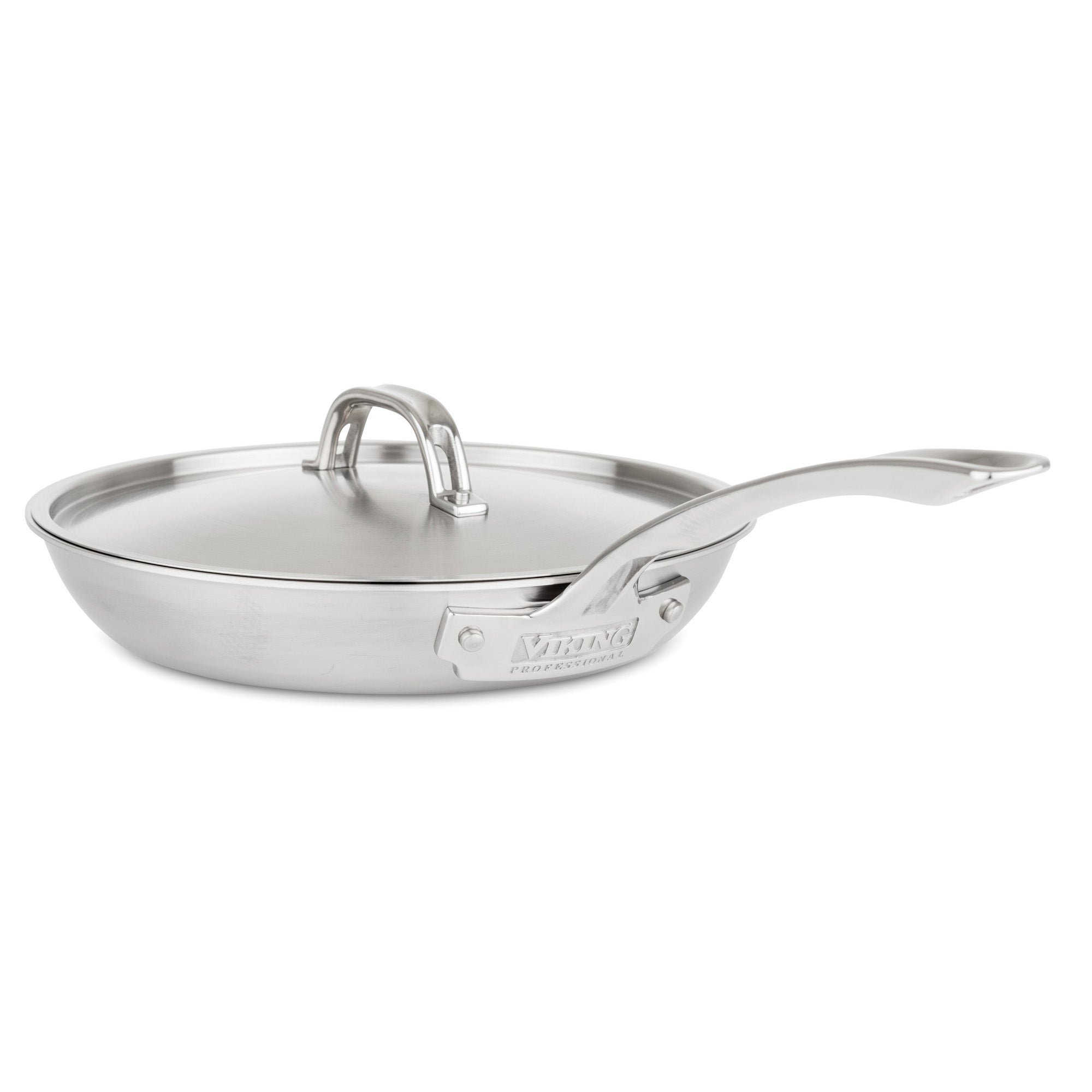 Viking Professional 5-Ply Stainless Steel Covered Nonstick 10-Inch Fry Pan