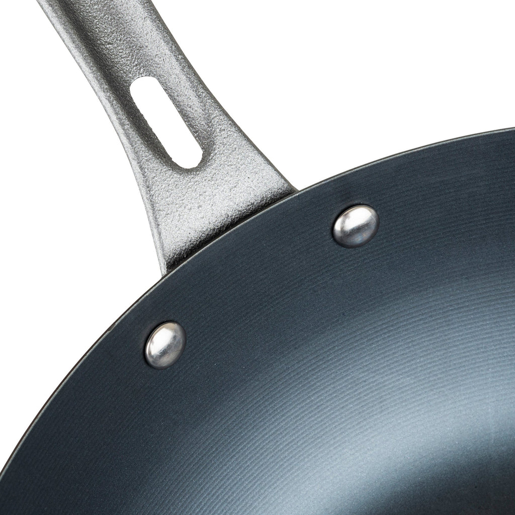 Viking Blue Carbon Steel 12-Inch Wok