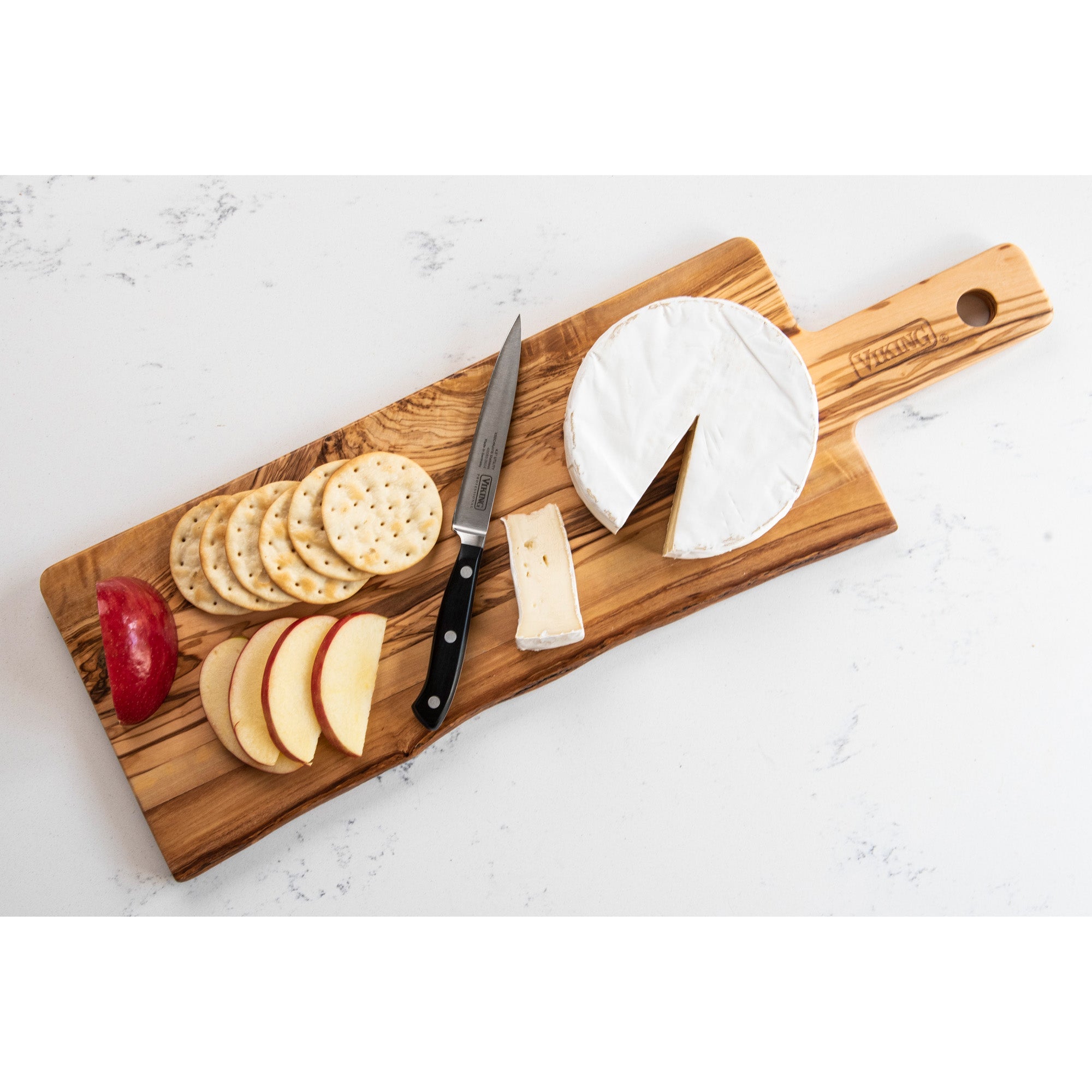 Viking Olive Wood Cutting & Serving Paddle Board