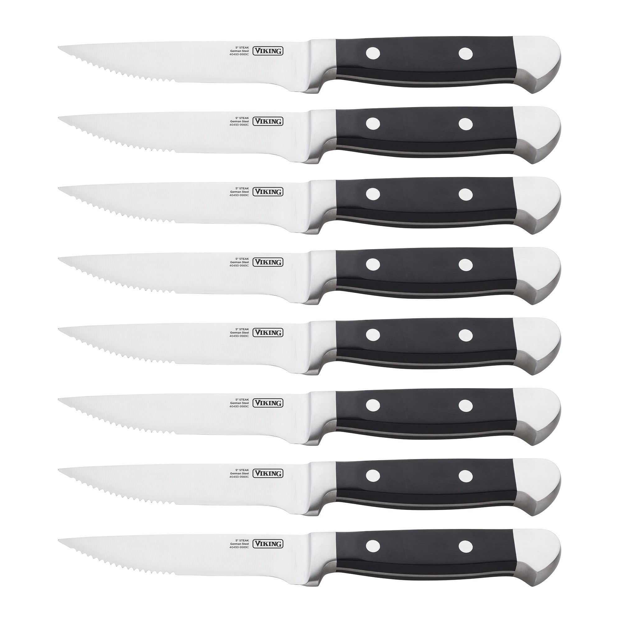 Viking Steakhouse 8-Piece Steak Knife Set with Gift Box